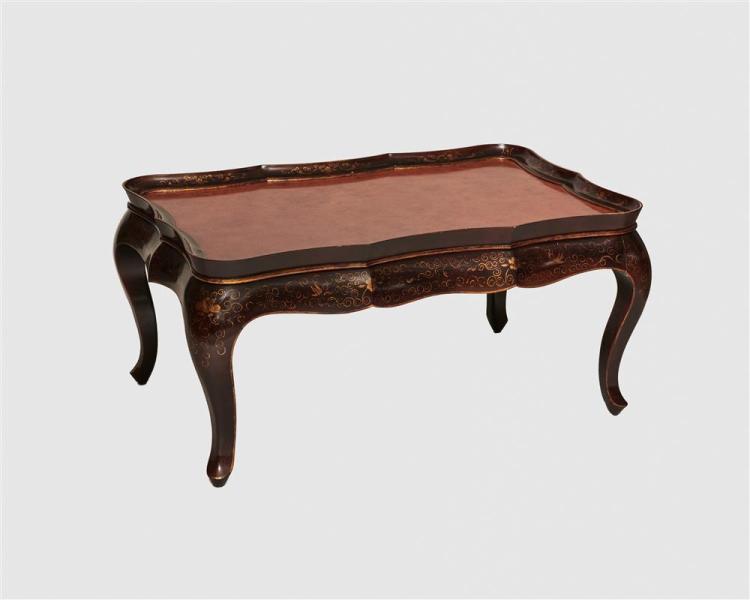CHINOISERIE STYLE COFFEE TABLE,