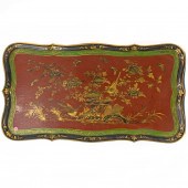 CHINOISERIE STYLE LACQUERED TR
