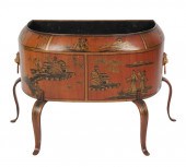CHINOISERIE TOLE PLANTER BOXCo