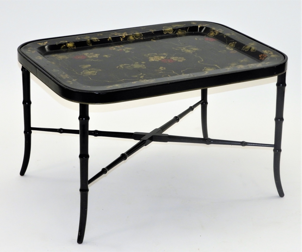 CHINOISERIE TOLEWARE BLACK