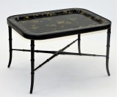 CHINOISERIE TOLEWARE BLACK LAC