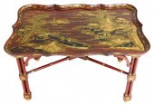 CHINOISERIE TRAY TOP TABLE, EA