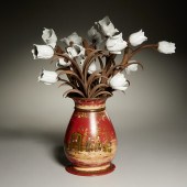 CHINOISERIE VASE & PORCELAIN F