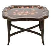 CHINOISSERI STYLE HAND PAINTED