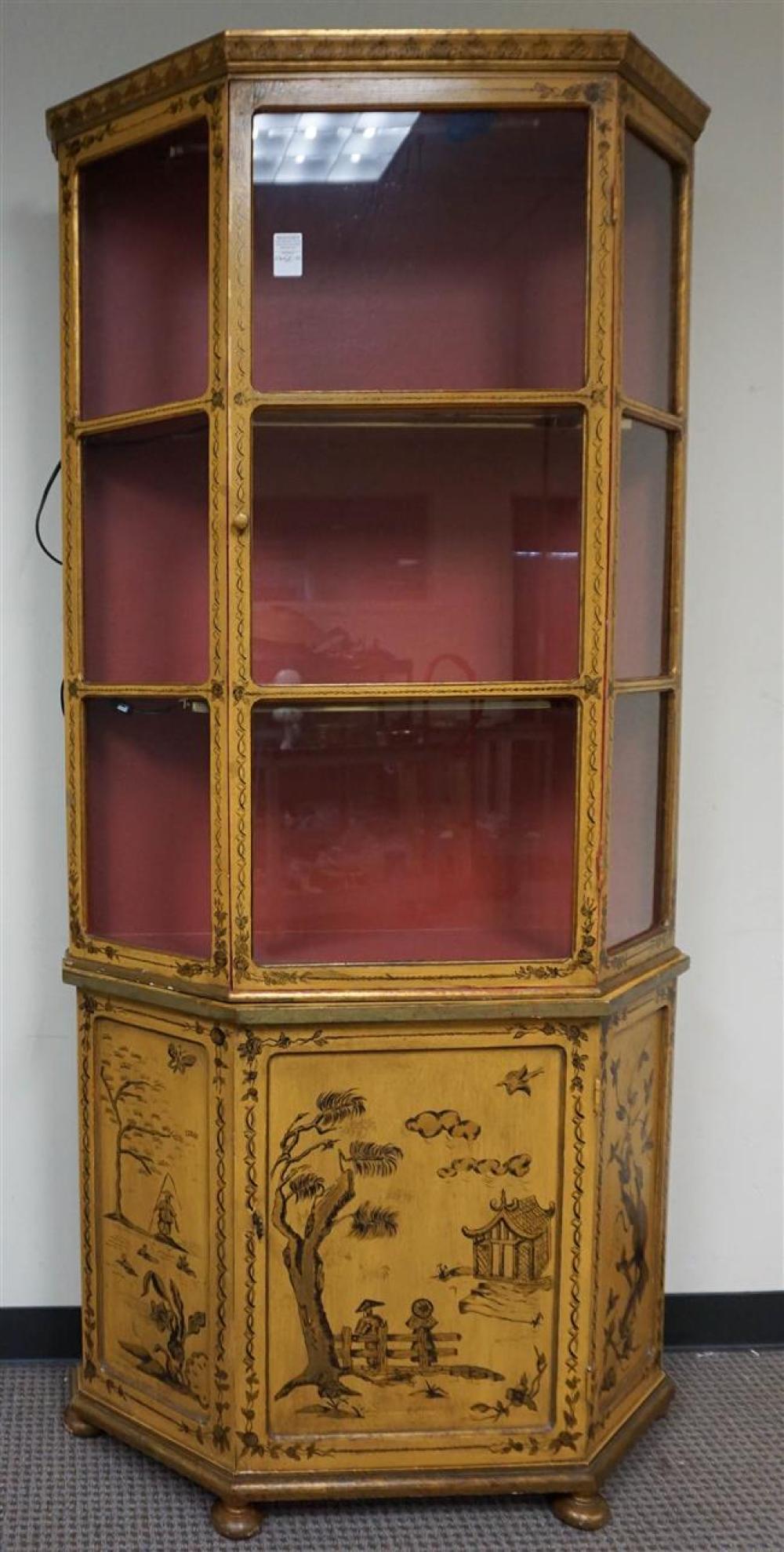 CHINOSERIE DECORATED FRUITWOOD