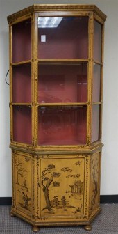 CHINOSERIE DECORATED FRUITWOOD