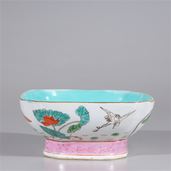 Chinse famille rose and gilt