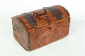 CHIP CARVED BOX.  American  mi
