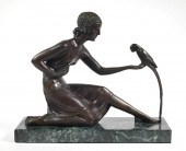 CHIPARUS ART DECO BRONZE SCULP