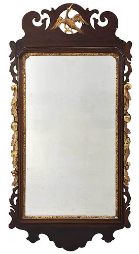 CHIPPENDALE AND CARVED GILT PHOENIX