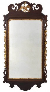 CHIPPENDALE AND CARVED GILT PH