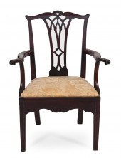 CHIPPENDALE ARMCHAIR 18TH CENT