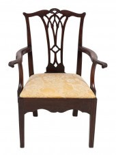 CHIPPENDALE ARMCHAIR 18TH CENT