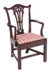 CHIPPENDALE ARMCHAIR PHILADELP