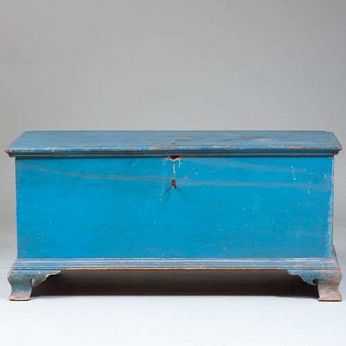 CHIPPENDALE BLUE PAINTED BLANKET