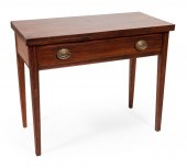 CHIPPENDALE CARD TABLE NEW ENG