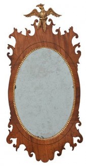 CHIPPENDALE CARVED, INLAID, PA