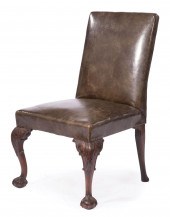 CHIPPENDALE CARVED MAHOGANY BA