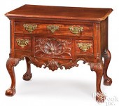 CHIPPENDALE CARVED MAHOGANY DR