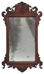 CHIPPENDALE CARVED MAHOGANY MI