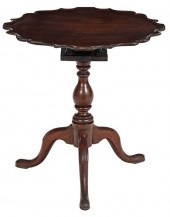 CHIPPENDALE CARVED MAHOGANY PI