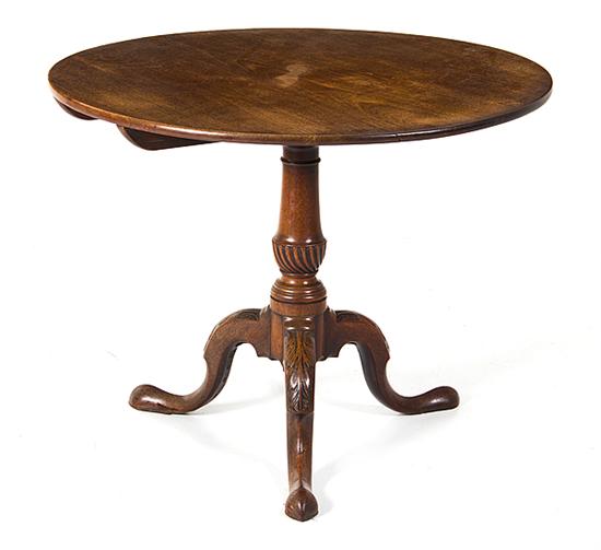 Chippendale carved mahogany tea