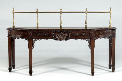 Chippendale carved server,