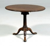 Chippendale carved tea table,