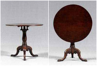 Chippendale carved tilt-top tea