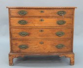 CHIPPENDALE CHERRY BOW FRONT C