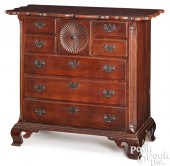 CHIPPENDALE CHERRY CHEST OF DR