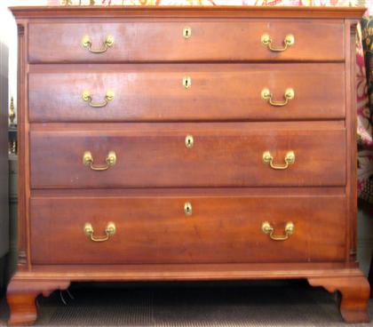 Chippendale cherry chest of drawers