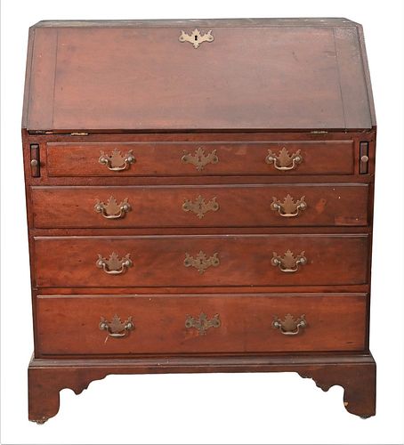 CHIPPENDALE CHERRY DESK, HAVING