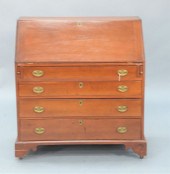 CHIPPENDALE CHERRY DESK WITH S