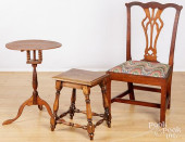 CHIPPENDALE CHERRY DINING CHAI