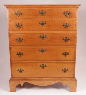 CHIPPENDALE CHERRY GRADUATED C
