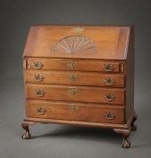 CHIPPENDALE CHERRY SLANT-FRONT