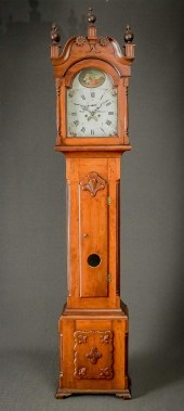 CHIPPENDALE CHERRY TALL CASE C