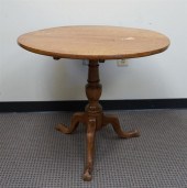 CHIPPENDALE CHERRY TILT-TOP TE