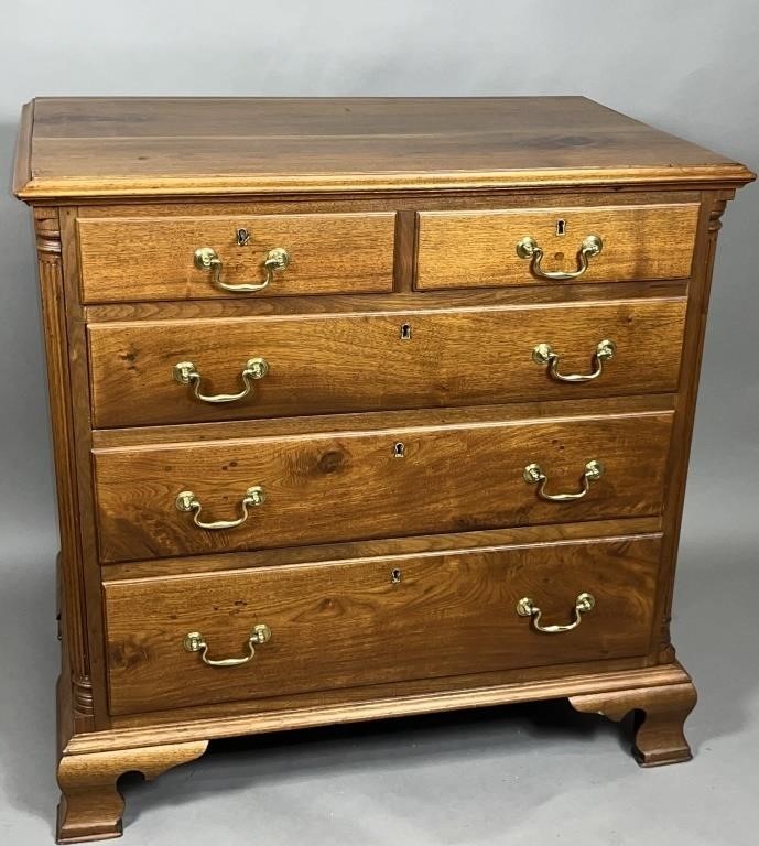 CHIPPENDALE CHEST OF DRAWERS CA.