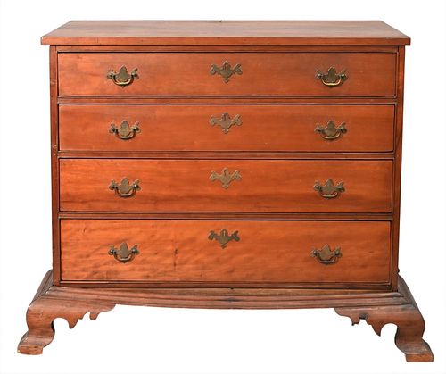 CHIPPENDALE CHEST, ON BASE,
