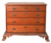 CHIPPENDALE CHEST, ON BASE, HA