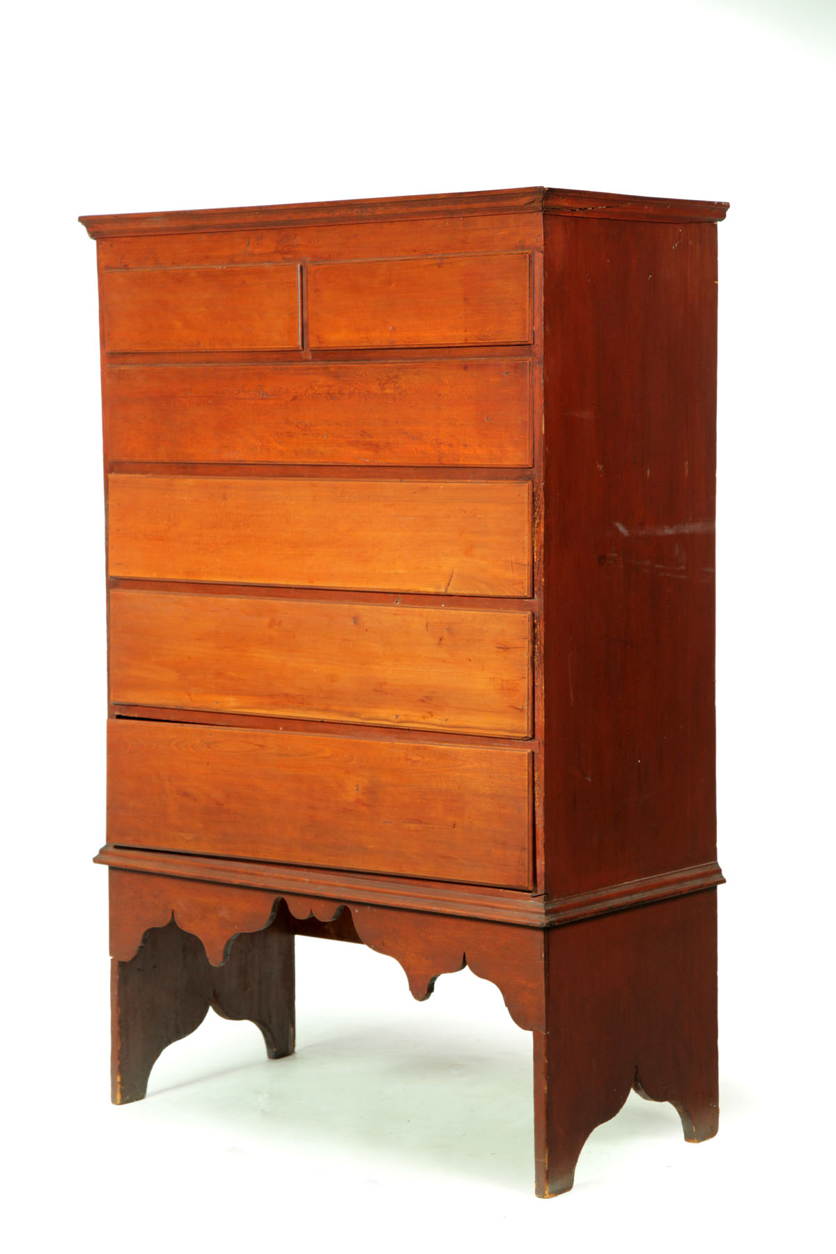 CHIPPENDALE CHEST-OVER-DRAWERS. 