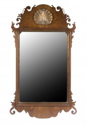 CHIPPENDALE CUSTOM HALL MIRROR