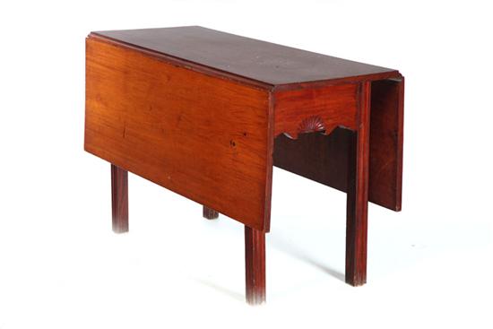 CHIPPENDALE DROP LEAF TABLE. 