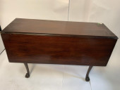 CHIPPENDALE DROP LEAF TABLE, W