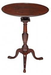 CHIPPENDALE FIGURED MAHOGANY D