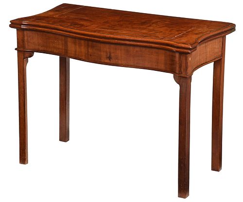 CHIPPENDALE FIGURED MAHOGANY