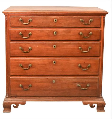 CHIPPENDALE FIVE DRAWER