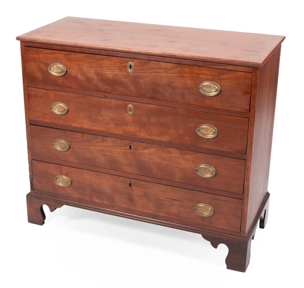 CHIPPENDALE FOUR-DRAWER CHEST